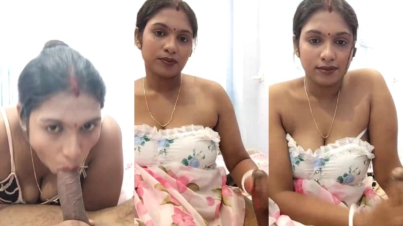 Thumbnail for Desi Wife Sucks Hubby's Dick Like a Pro