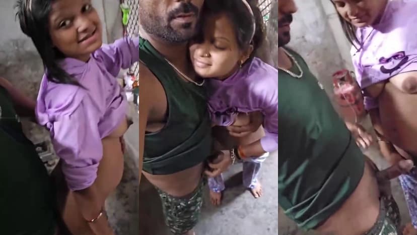 Thumbnail for Desi Village Sex Tape Neighbour Fucks her Hard Boobs & Dick Grabbed