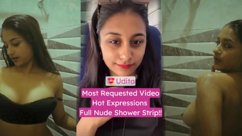 Thumbnail for Insta Model Udita Shower Strip Full Nude Video