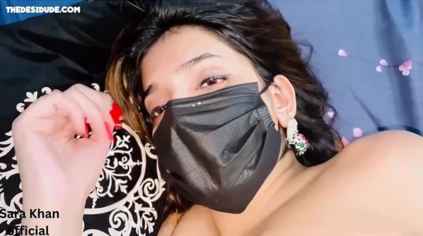 Thumbnail for Desi Girl Sara Khan Nude Big Boobs Wet Pussy Dildo Fucking Hard Masturbation