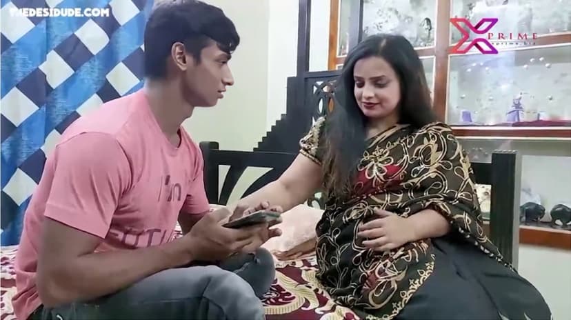 Thumbnail for Desi Girl in Saree Gets Naked And Fucks Hard on Bed Nude Sex And Boobs